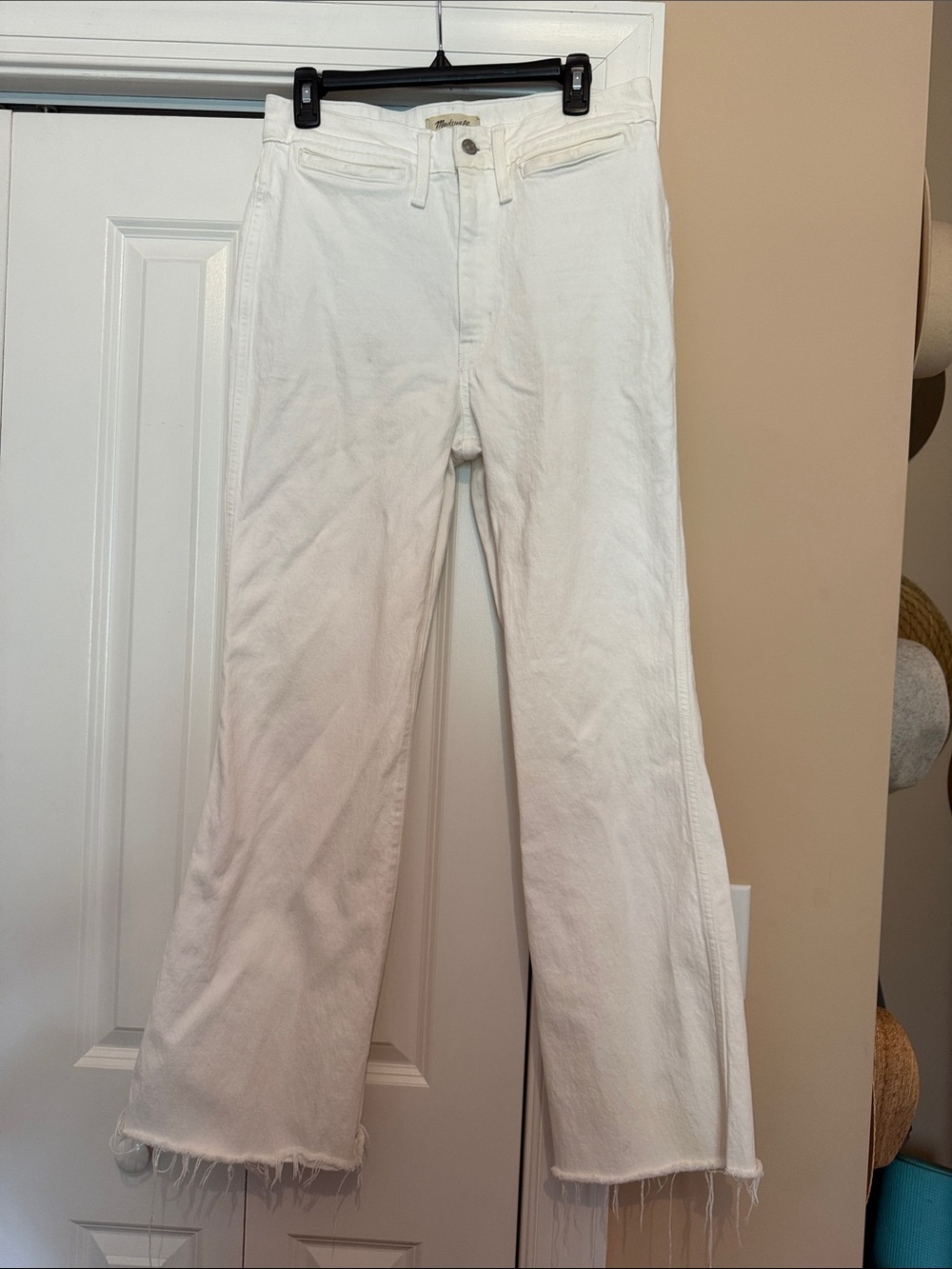 Madewell White Denim Jeans